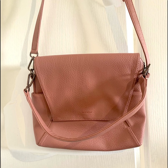 Matt & Nat Dusty Rose Pink Purse - Bag - Satchel - Picture 1 of 6